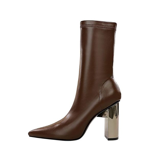 boots block heel for women brown faux leather high pumps point toe mid-calf short plush winter shoes female fashion, Black
boots block heel for women brown faux leather high pumps point toe mid-calf short plush winter shoes female fashion, Black