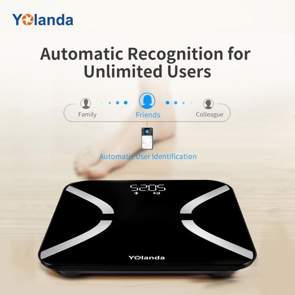 yolanda cs20m смарт-масштаб веса массы тела bluetooth электронный цифровой корпус жирные весы 11 корпус состав ios android приложение h jllr
yolanda cs20m смарт-масштаб веса массы тела bluetooth электронный цифровой корпус жирные весы 11 корпус состав ios android приложение h jllr