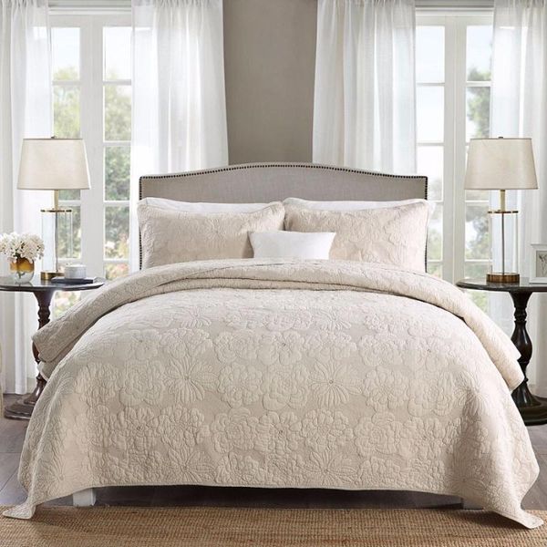 chausub embroidered bedspread quilt sets 3pcs solid cotton quilts bed cover with 2*shams queen size beige coverlet1
chausub embroidered bedspread quilt sets 3pcs solid cotton quilts bed cover with 2*shams queen size beige coverlet1