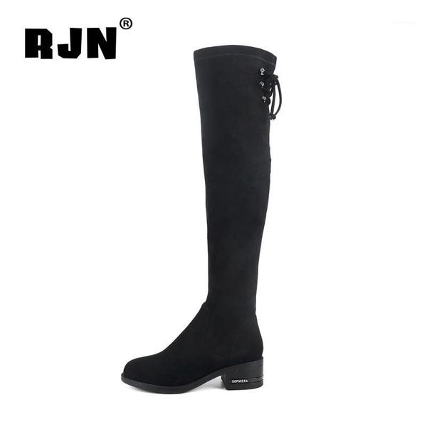 rjn women's high boots for winter low heel lace up suede comfort walking fashion warm 2020 new women's shoes rc8431, Black
rjn women's high boots for winter low heel lace up suede comfort walking fashion warm 2020 new women's shoes rc8431, Black