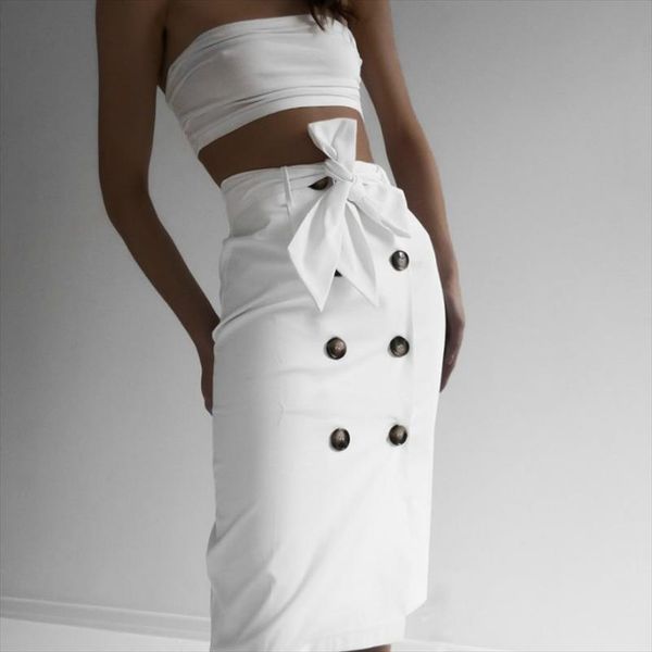 summer autumn skirts womens 2020 midi knee length korean elegant button high waist skirt female tie belt office skirt, Black
summer autumn skirts womens 2020 midi knee length korean elegant button high waist skirt female tie belt office skirt, Black
