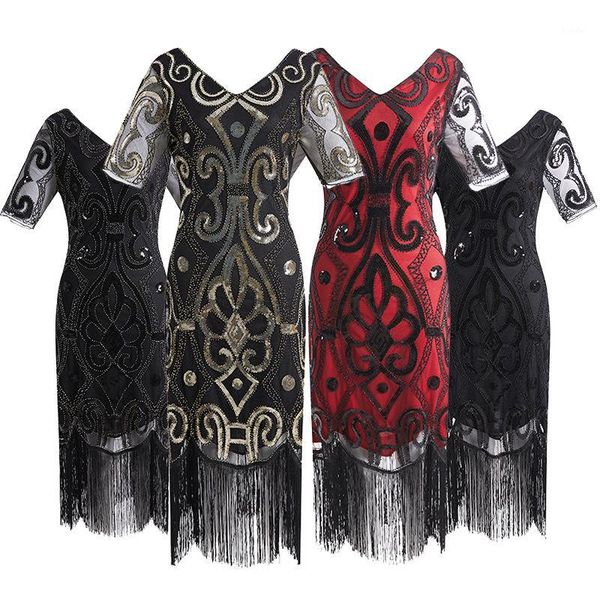 women vestidos black vintage 1920s flapper great gatsby beaded dress stunning shortsleeve v neck v back sequin party dress1, Black;gray
women vestidos black vintage 1920s flapper great gatsby beaded dress stunning shortsleeve v neck v back sequin party dress1, Black;gray