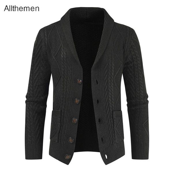 allthemen men's solid color casual cardigan knitwear warm genergal male slim fit fashion men outware no easy to pilling, White;black
allthemen men's solid color casual cardigan knitwear warm genergal male slim fit fashion men outware no easy to pilling, White;black