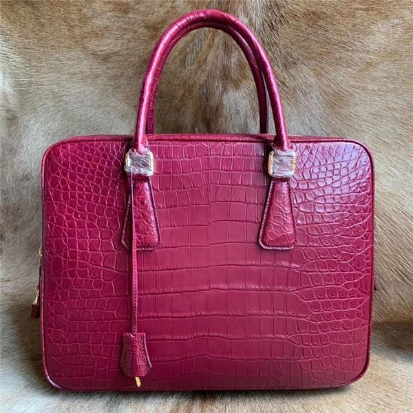 briefcases authentic crocodile belly skin key lock closure businessmen lapbriefcase genuine alligator leather male handle handbag1
briefcases authentic crocodile belly skin key lock closure businessmen lapbriefcase genuine alligator leather male handle handbag1