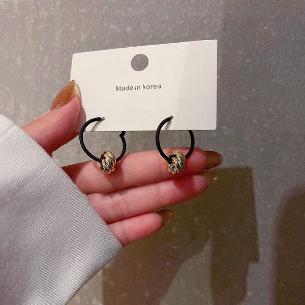 dangle & chandelier black hoop earings fashion jewelry simple ear rings for women gifts european korean trendy style luxury, Silver
dangle & chandelier black hoop earings fashion jewelry simple ear rings for women gifts european korean trendy style luxury, Silver