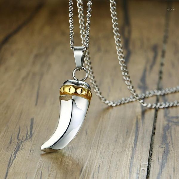 vnox original design tough man wolf's fang pendant silver stainless steel necklace curb chain aboriginal native male ornaments1
vnox original design tough man wolf's fang pendant silver stainless steel necklace curb chain aboriginal native male ornaments1