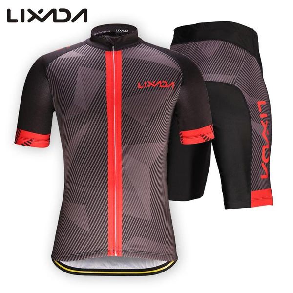 racing sets lixada men's 100% polyester quick-dry cycling jersey set bicycle clothes wear mountain bike clothing ropa ciclismo, Black;blue
racing sets lixada men's 100% polyester quick-dry cycling jersey set bicycle clothes wear mountain bike clothing ropa ciclismo, Black;blue