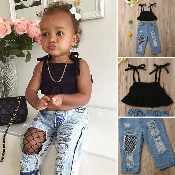 pudcoco girl set 1y-6y kids baby girl outfit sets shirt t-shirt +long pants jeans clothes us stock y200525, White
pudcoco girl set 1y-6y kids baby girl outfit sets shirt t-shirt +long pants jeans clothes us stock y200525, White