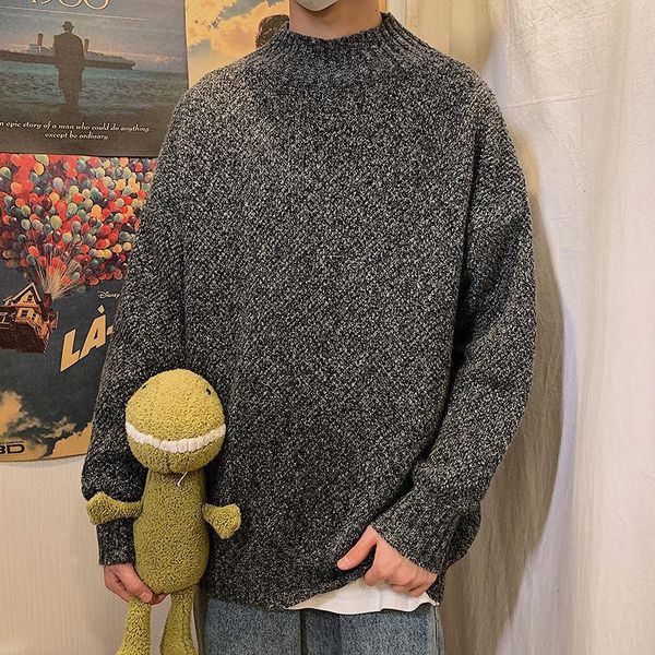 2020 winter men's solid color thickened coats high collar cashmere sweater casual tide wool pullovers 5 color knitting -3xl, White;black
2020 winter men's solid color thickened coats high collar cashmere sweater casual tide wool pullovers 5 color knitting -3xl, White;black