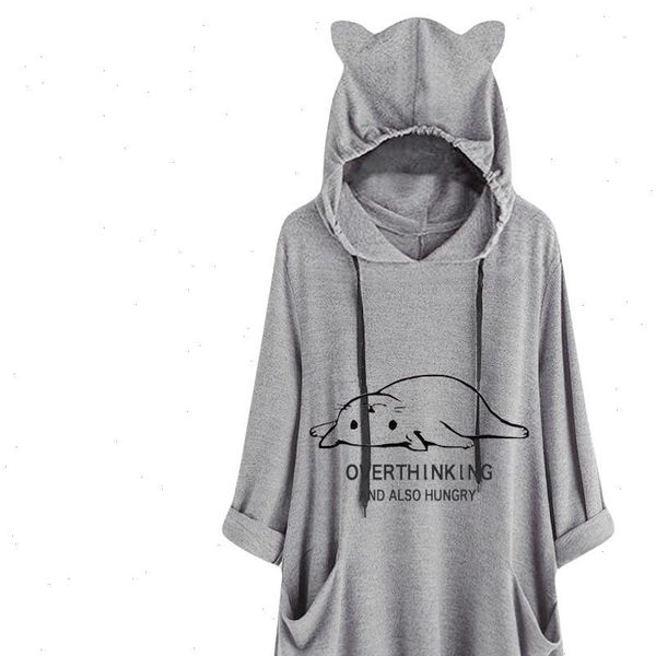 autumn winter women hooded hoodies long sleeve letters printing sweatshirt with cat ears hat lady girls casual pullover bl4, Black
autumn winter women hooded hoodies long sleeve letters printing sweatshirt with cat ears hat lady girls casual pullover bl4, Black