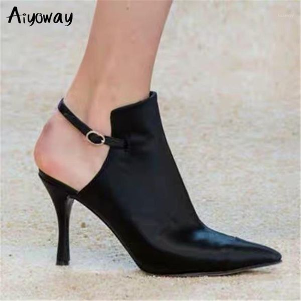 dress shoes aiyoway spring pointed toe high heels slingback women pumps stilettos ankle buckle strap office ladies big size1, Black
dress shoes aiyoway spring pointed toe high heels slingback women pumps stilettos ankle buckle strap office ladies big size1, Black