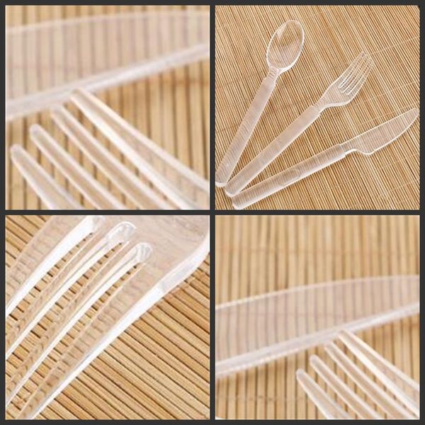 disposable knife fork spoon transparent high grade long handle plastic scoops western cutlery meal spoon new arrival 0 7pr l1
disposable knife fork spoon transparent high grade long handle plastic scoops western cutlery meal spoon new arrival 0 7pr l1