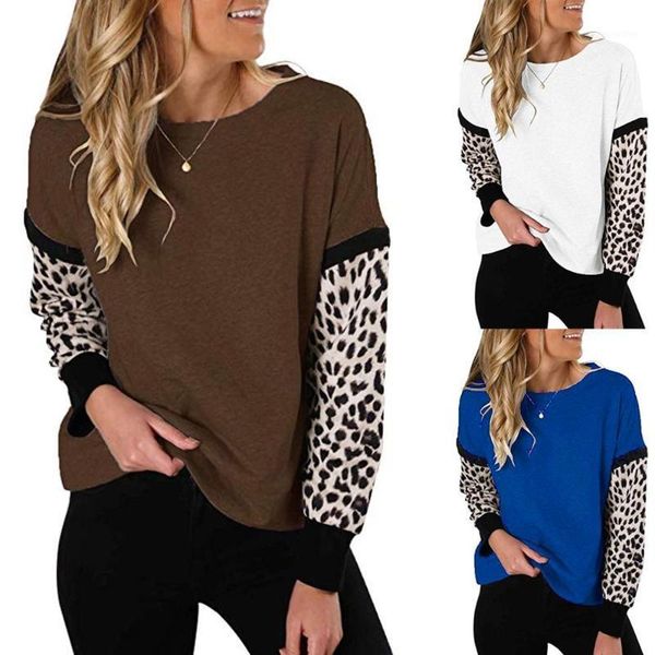 womens long sleeve shirt women patchwork o-neck leopard blouse 2020 pullover shirt women shirts blusas mujer de moda 20201, White
womens long sleeve shirt women patchwork o-neck leopard blouse 2020 pullover shirt women shirts blusas mujer de moda 20201, White