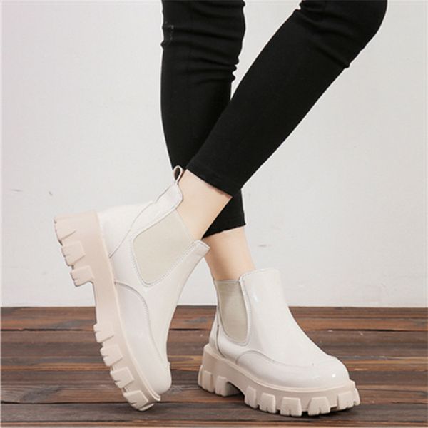 2020 spring boots women motorcycle ankle boots wedges female shoes platforms black beige leather rubber shoes woman botas mujer
2020 spring boots women motorcycle ankle boots wedges female shoes platforms black beige leather rubber shoes woman botas mujer