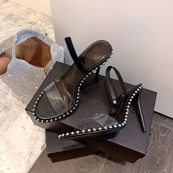 2020 designer women high heels party fashion rivets girls pointed shoes dance shoes wedding shoes double straps sandals, Black
2020 designer women high heels party fashion rivets girls pointed shoes dance shoes wedding shoes double straps sandals, Black