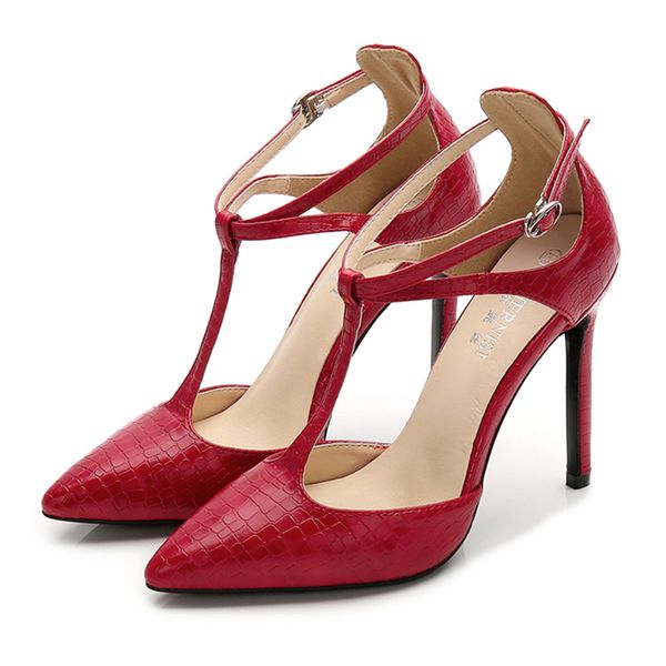 ladies ankle strap pumps snakeskin pattern wedding shoes women shallow pointed toe sandals high heels plus size 35-46multifunction, Black
ladies ankle strap pumps snakeskin pattern wedding shoes women shallow pointed toe sandals high heels plus size 35-46multifunction, Black