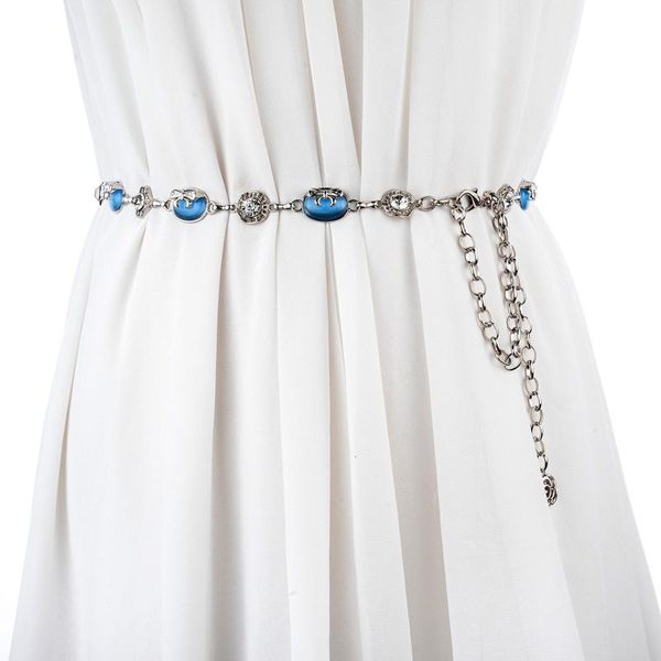 ms. opal crystal ornaments metal waist chain belt female chain with a skirt, Black;brown
ms. opal crystal ornaments metal waist chain belt female chain with a skirt, Black;brown