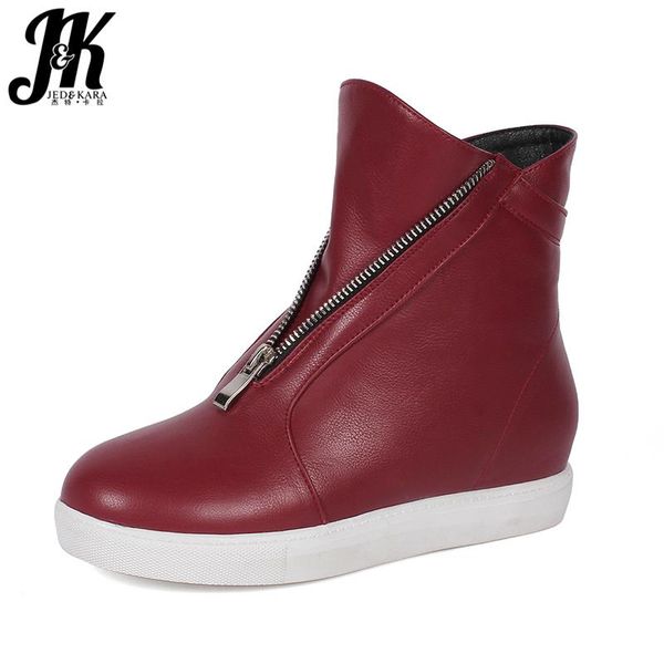 boots jk pu elevator women ankle zip round toe footwear fashion casual female flat with shoes woman winter 2021 black
boots jk pu elevator women ankle zip round toe footwear fashion casual female flat with shoes woman winter 2021 black