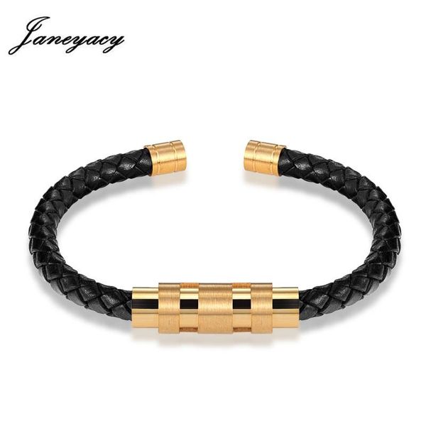 link, chain janeyacy 2021 men jewelry punk black braided geunine leather bracelet women's stainless steel fashion bangles men's
link, chain janeyacy 2021 men jewelry punk black braided geunine leather bracelet women's stainless steel fashion bangles men's
