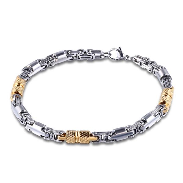luxurious golden bracelet for men women curb cuban link chain stainless steel mens womens bracelets chains jewelry for men, Golden;silver
luxurious golden bracelet for men women curb cuban link chain stainless steel mens womens bracelets chains jewelry for men, Golden;silver