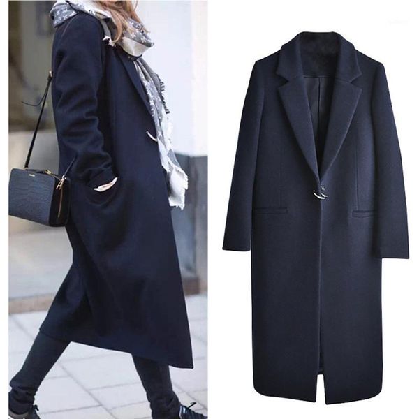 winter coats women 2018 women vintage loose coat fashion korean style wool long coat warm new plus1, Black
winter coats women 2018 women vintage loose coat fashion korean style wool long coat warm new plus1, Black