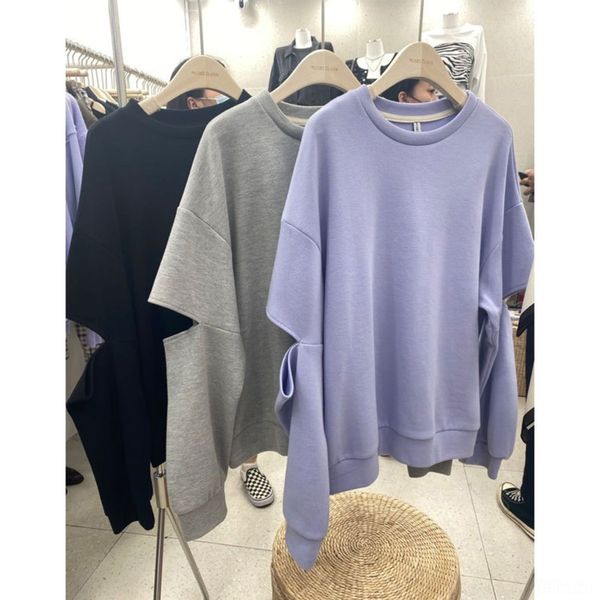 stdym early stalls autumn personalized ins hole long sleeve sweaterloose for basic sweater hzhtn color sweater lazyshoulder women solid, Black
stdym early stalls autumn personalized ins hole long sleeve sweaterloose for basic sweater hzhtn color sweater lazyshoulder women solid, Black