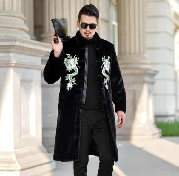 men's fur & faux autumn black leather jacket mens winter thicken warm mid-length coat men loose jackets fashion b1511
men's fur & faux autumn black leather jacket mens winter thicken warm mid-length coat men loose jackets fashion b1511