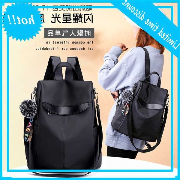 hair ball, leisure and fashion, solid color outdoor travel, women's backpack, student schoolbag, new style in autumn 2019
hair ball, leisure and fashion, solid color outdoor travel, women's backpack, student schoolbag, new style in autumn 2019