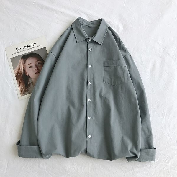 2021 new autumn cotton oversize women long sleeve solid female shirt lady office colorful blouses shirts trt4, White
2021 new autumn cotton oversize women long sleeve solid female shirt lady office colorful blouses shirts trt4, White