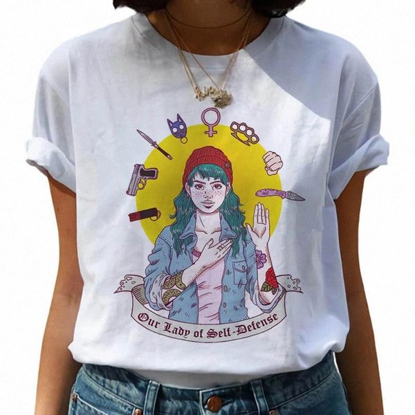 ZOGANKIN Feminist Harajuku 90s Graphic Women Feminism Fight Like A Girl Cartoon Printed T-shirt Girl Power Tshirt All-match Tops #2I97, White
ZOGANKIN Feminist Harajuku 90s Graphic Women Feminism Fight Like A Girl Cartoon Printed T-shirt Girl Power Tshirt All-match Tops #2I97, White