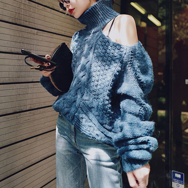 fashion 2020 new coming blue sweaters woman fz040 ladies cut out open shoulder european style pullover h1211, White;black
fashion 2020 new coming blue sweaters woman fz040 ladies cut out open shoulder european style pullover h1211, White;black