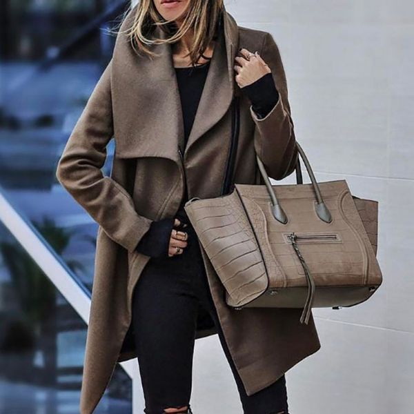 autumn and winter sale womens clothing european and american fashion deerskin velvet large size loose trench coat jacket, Black
autumn and winter sale womens clothing european and american fashion deerskin velvet large size loose trench coat jacket, Black
