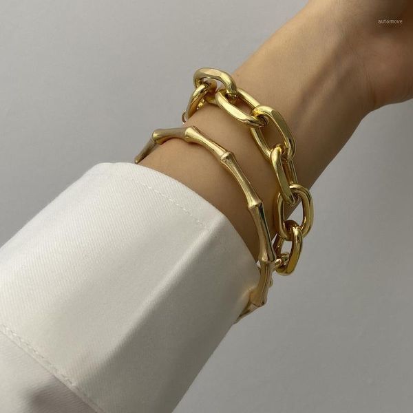 youvanic punk cuban big thick chain coin charm bracelets for women layered circle gold alloy bamboo bangle bracelet jewelry 02871, Golden;silver
youvanic punk cuban big thick chain coin charm bracelets for women layered circle gold alloy bamboo bangle bracelet jewelry 02871, Golden;silver
