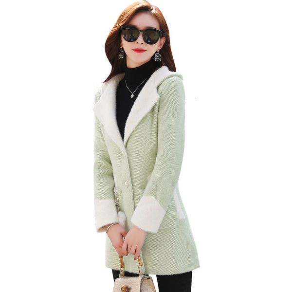 2021 women high-end imitate mink bown coat new female hooded jacket ladies fashion overcoat spring autumn woolen coats hmic, Black
2021 women high-end imitate mink bown coat new female hooded jacket ladies fashion overcoat spring autumn woolen coats hmic, Black