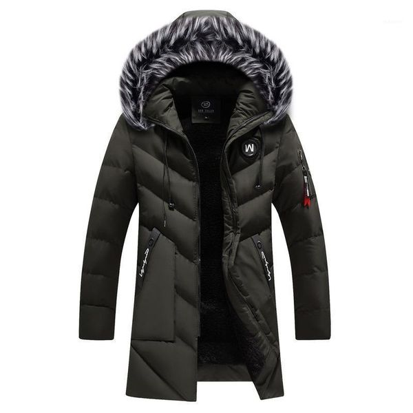 men jacket coats thicken fur fleece warm winter windproof jackets casual mens down parka hooded outwear cotton padded jacket1, Black
men jacket coats thicken fur fleece warm winter windproof jackets casual mens down parka hooded outwear cotton padded jacket1, Black
