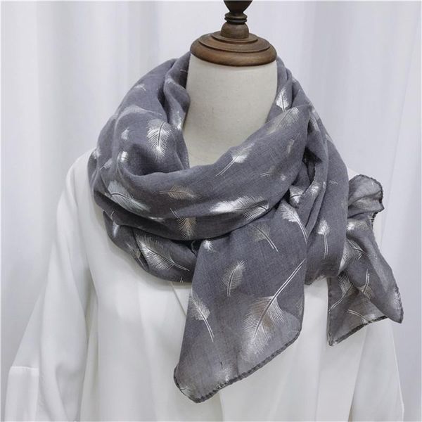 scarves spring silk shawl long soft cotton autumn warm elegant feather scarf female women's silver, Blue;gray
scarves spring silk shawl long soft cotton autumn warm elegant feather scarf female women's silver, Blue;gray