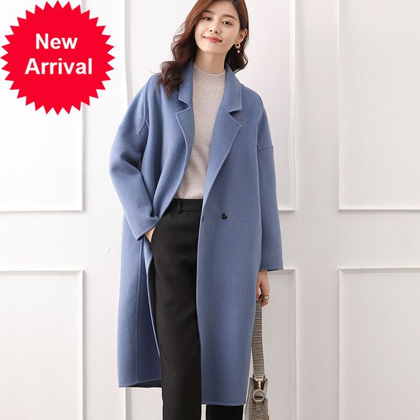 2021 new autumn female winter 100% cocoon fashion narrow lapel double-sided wool coat covered designer #102 7qfm, Black
2021 new autumn female winter 100% cocoon fashion narrow lapel double-sided wool coat covered designer #102 7qfm, Black