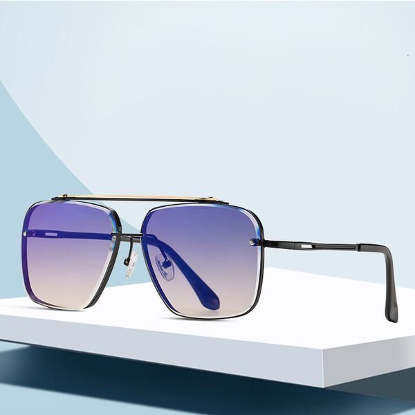 new rimless cut edge sunglasses 01k sunglasses men's and women's classic versatile box sunglasses designer aws, White;black
new rimless cut edge sunglasses 01k sunglasses men's and women's classic versatile box sunglasses designer aws, White;black