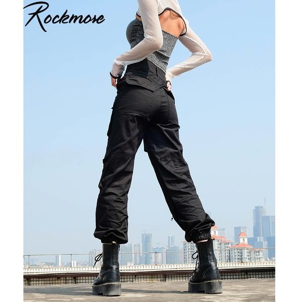 rockmore gothic high street cargo pants with ribbon women streetwear high waist trousers plus size korea pant femme fall winter y200418, Black;white
rockmore gothic high street cargo pants with ribbon women streetwear high waist trousers plus size korea pant femme fall winter y200418, Black;white