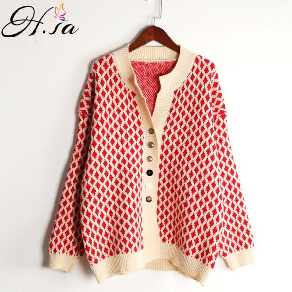 h.sa women 2019 spring knit cardigans button up fashion korean cardigans long sleeve loose casual knit retro sweaters1, White
h.sa women 2019 spring knit cardigans button up fashion korean cardigans long sleeve loose casual knit retro sweaters1, White
