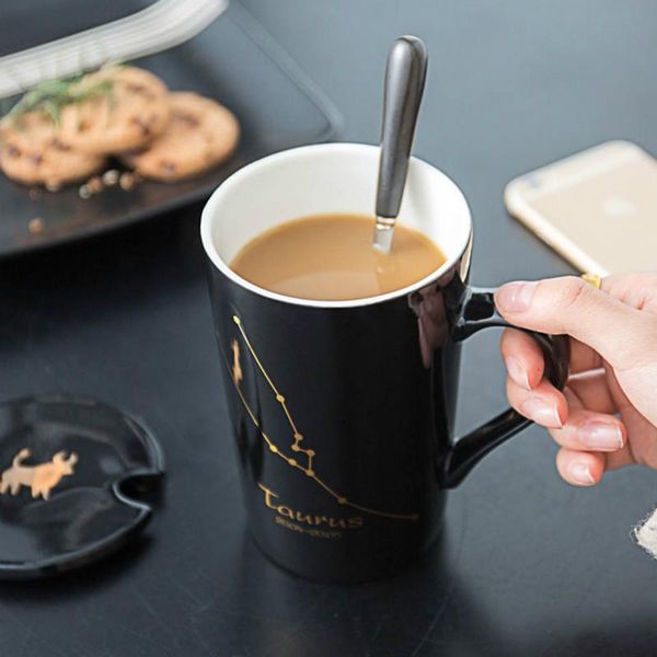 constellation coffee mug ceramic with spoon lid creative milk juice water cup drink cups mother's day gifts horoscope mugs
constellation coffee mug ceramic with spoon lid creative milk juice water cup drink cups mother's day gifts horoscope mugs