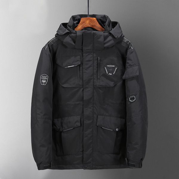 2020 new -30 degrees white duck down jacket men thick winter removable hooded warm down parka waterproof big pockets size 3xl, Black
2020 new -30 degrees white duck down jacket men thick winter removable hooded warm down parka waterproof big pockets size 3xl, Black