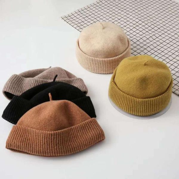 beanie/skull caps women's winter woolen hat, spring autumn foreign warm double-layer knitted fashionable double-sided ear protection pi, Blue;gray
beanie/skull caps women's winter woolen hat, spring autumn foreign warm double-layer knitted fashionable double-sided ear protection pi, Blue;gray