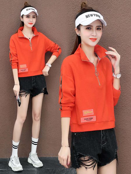 stand collar half zipper plush sweater for women autumn / winter 2020 new loose korean super fire ins fashionable foreign style top, Black
stand collar half zipper plush sweater for women autumn / winter 2020 new loose korean super fire ins fashionable foreign style top, Black