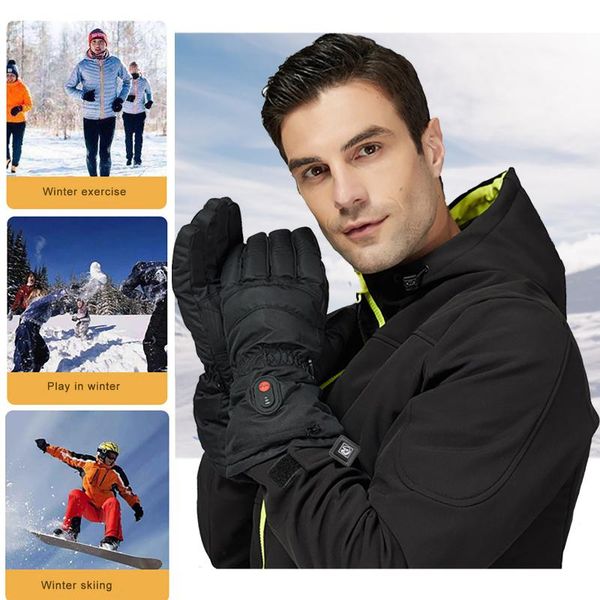 winter outdoor men women electric heated gloves temperature adjustment with batteries hand warmer skiing safety warm gloves #t3g
winter outdoor men women electric heated gloves temperature adjustment with batteries hand warmer skiing safety warm gloves #t3g