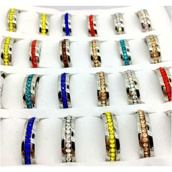 wholesale lots 36pcs women's stainless steel fashion jewelry ring multicolor diamond band rings women weddin wmtgos jeneffer, Silver
wholesale lots 36pcs women's stainless steel fashion jewelry ring multicolor diamond band rings women weddin wmtgos jeneffer, Silver