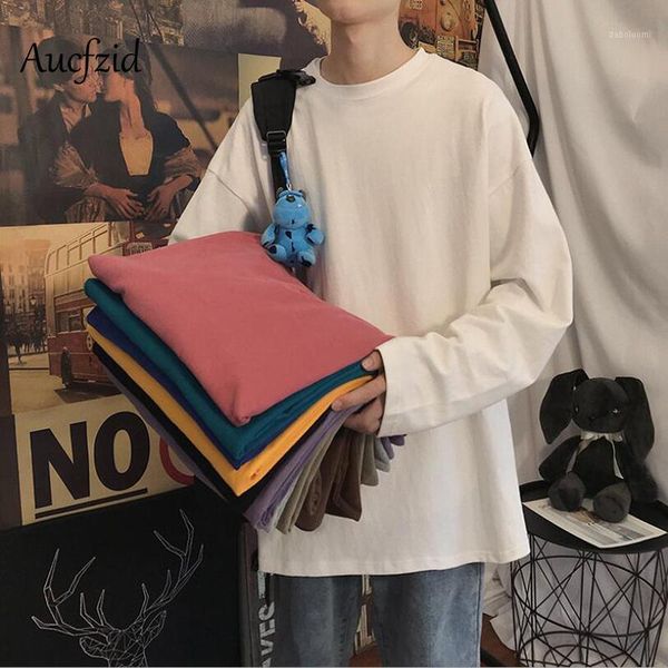 aucfzid autumn oversize t shirt men harajuku casual male long sleeve streetwear long basic tee nz0201, White;black
aucfzid autumn oversize t shirt men harajuku casual male long sleeve streetwear long basic tee nz0201, White;black