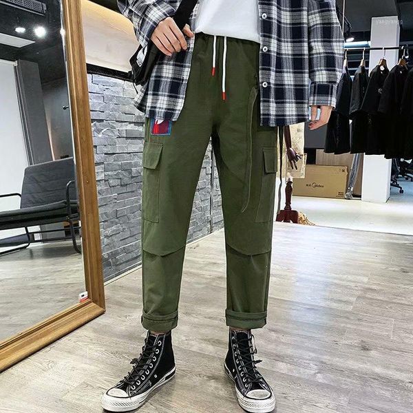 2019 spring and summer bib overall men's korean-style loose-fit straight-leg pants casual pants teenager sports1, Black
2019 spring and summer bib overall men's korean-style loose-fit straight-leg pants casual pants teenager sports1, Black