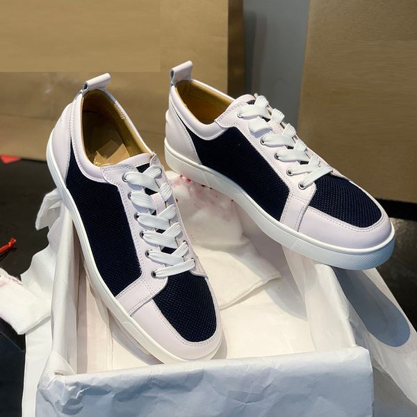 luxury women &men casual shoes fashion red bottoms tennis sneakers classic leather men training loafers, Black
luxury women &men casual shoes fashion red bottoms tennis sneakers classic leather men training loafers, Black