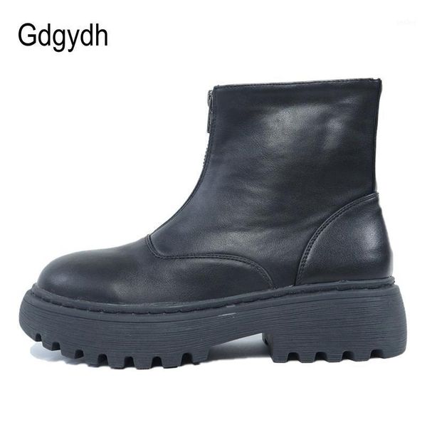 gdgydh black front zipper women's ankle boots 2020 fashion style spring autumn platform boots ladies chunky shoes selling1
gdgydh black front zipper women's ankle boots 2020 fashion style spring autumn platform boots ladies chunky shoes selling1